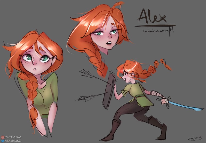 Alex (Minecraft) Rule 34 Image