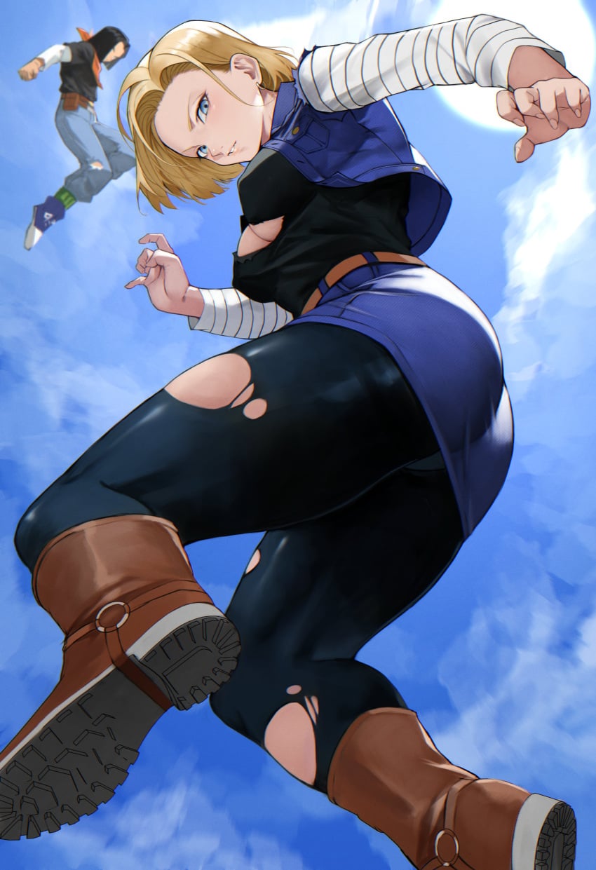 Android 17 (Dragon Ball) Rule 34 Image