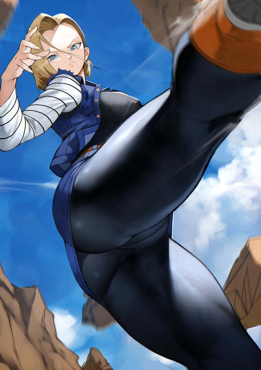Android 18 (Dragon Ball) Rule 34 Image