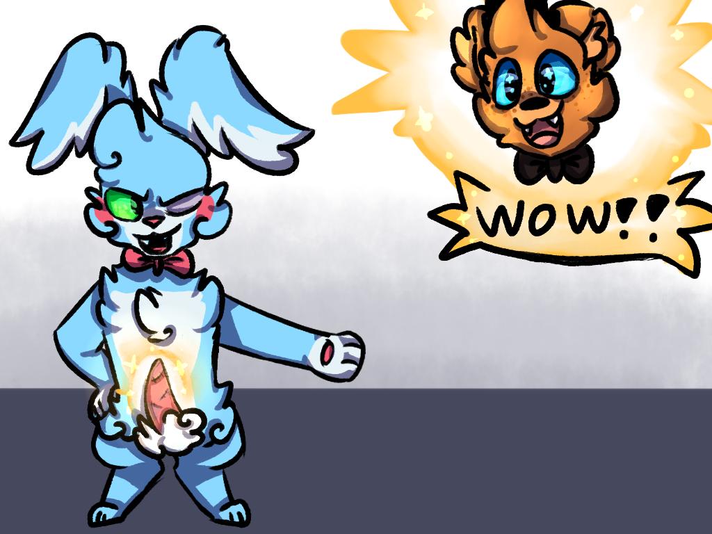Toy Bonnie (Fnaf) Rule 34 Image