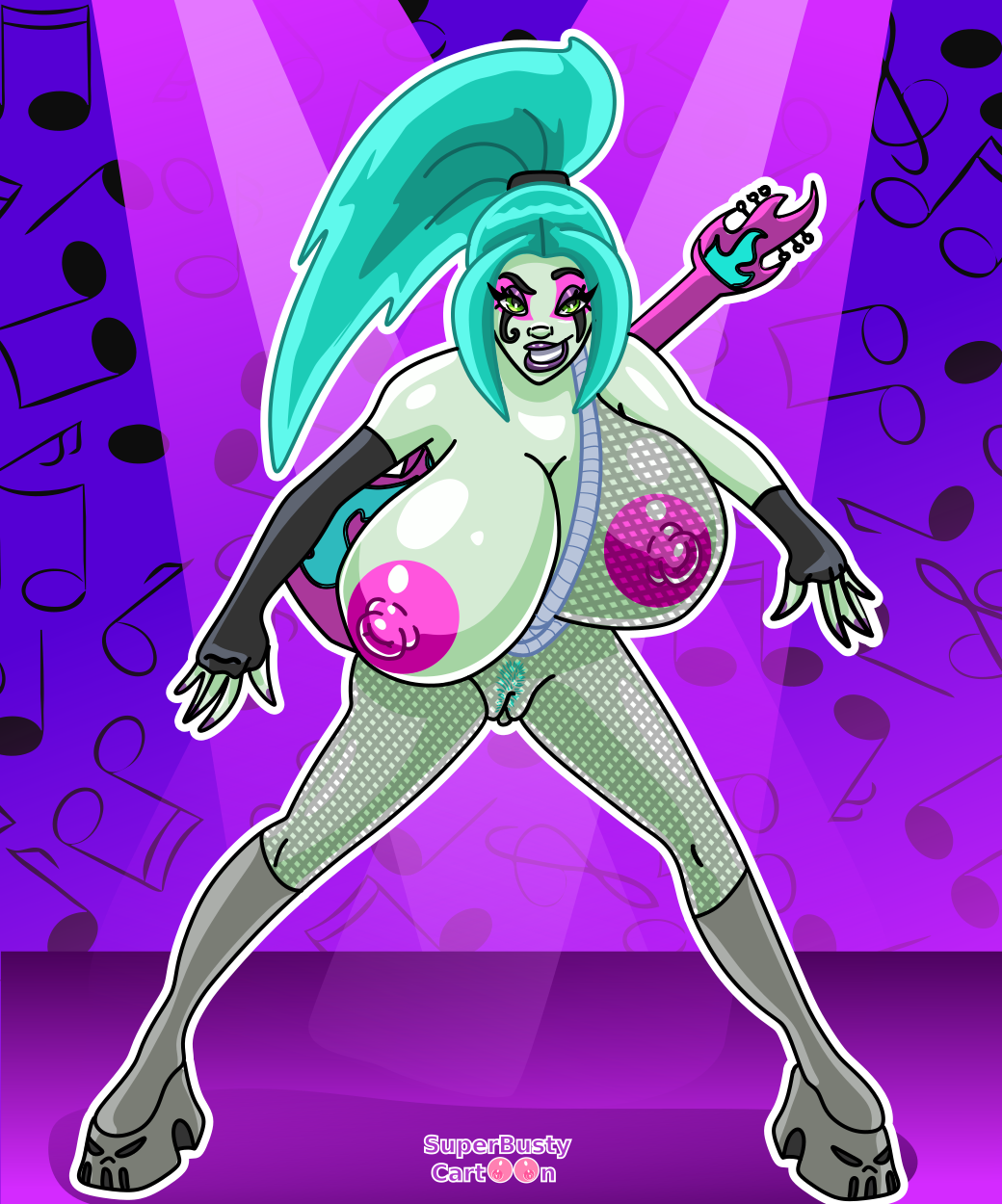 Ember Mclain (Danny Phantom) Rule 34 Image