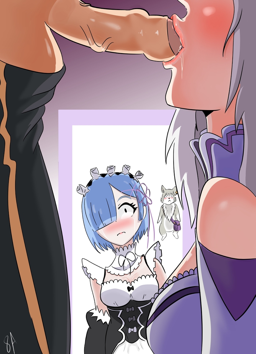 Emilia (Re:Zero) Rule 34 Image