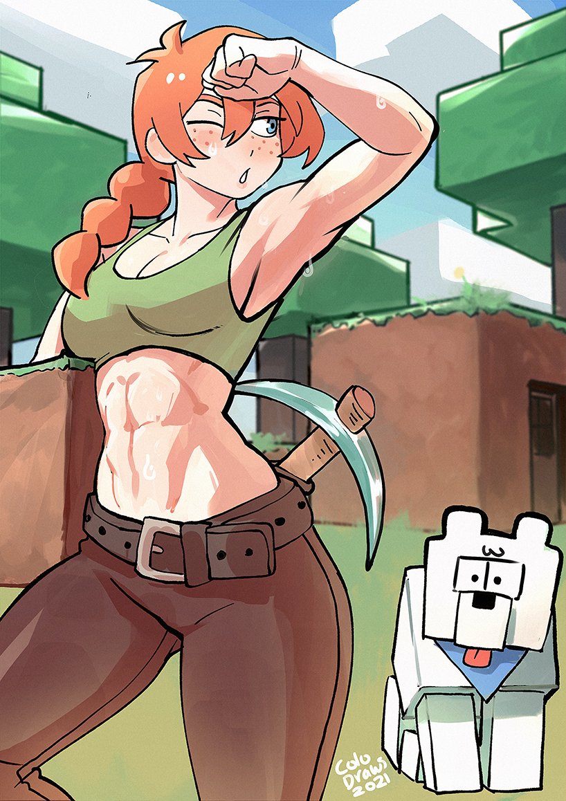 Alex (Minecraft) Rule 34 Image