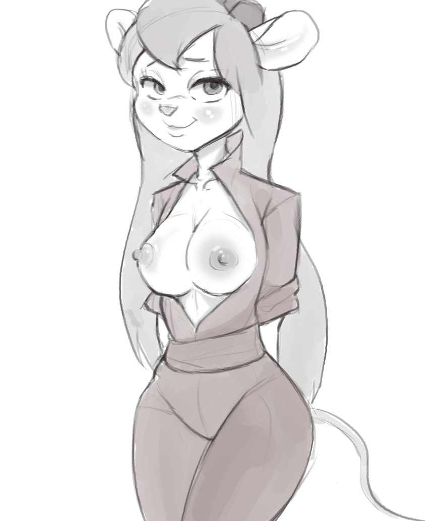 Gadget Hackwrench (Chip 'N Dale Rescue Rangers) Rule 34 Image