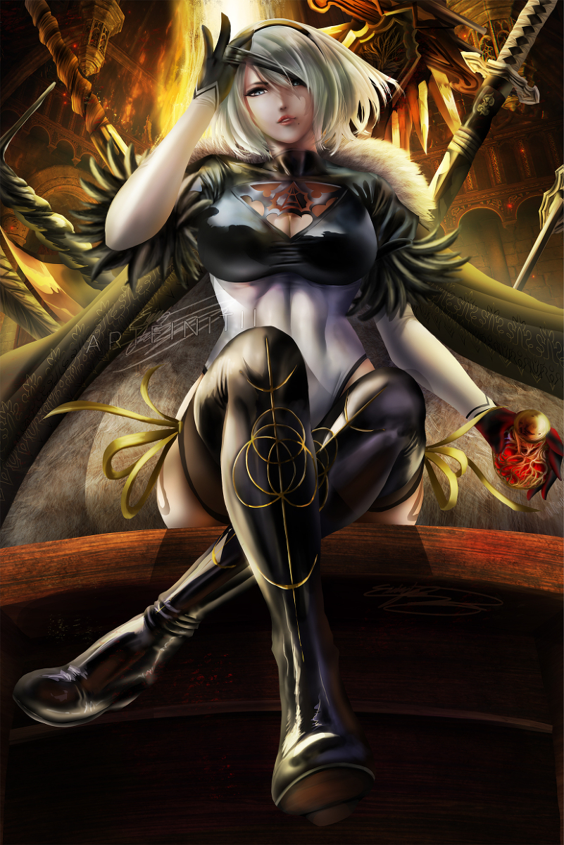 Yorha 2b (Elden Ring) Rule 34 Image
