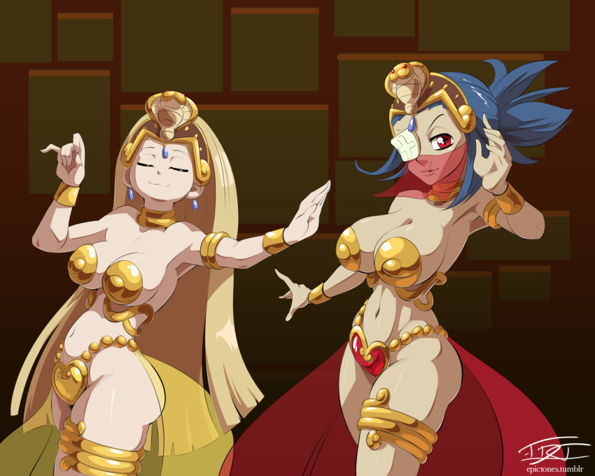 Double (Skullgirls) Rule 34 Image