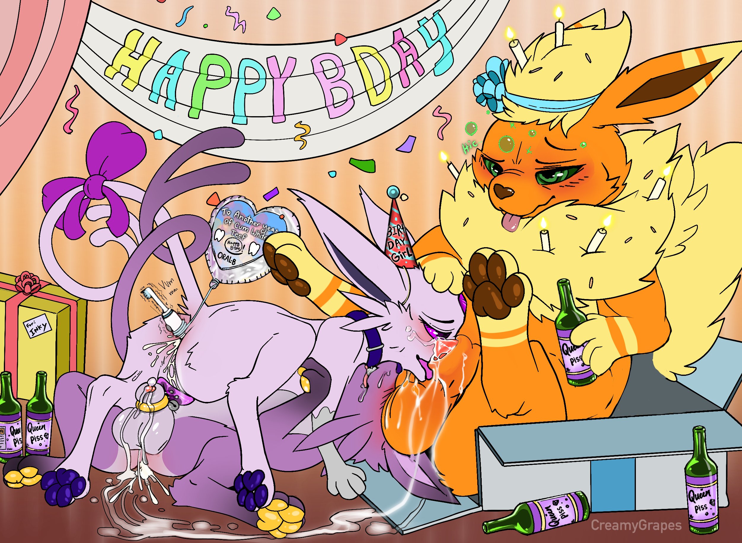 Eeveelution (Grape (Creamygrapes)) Rule 34 Image