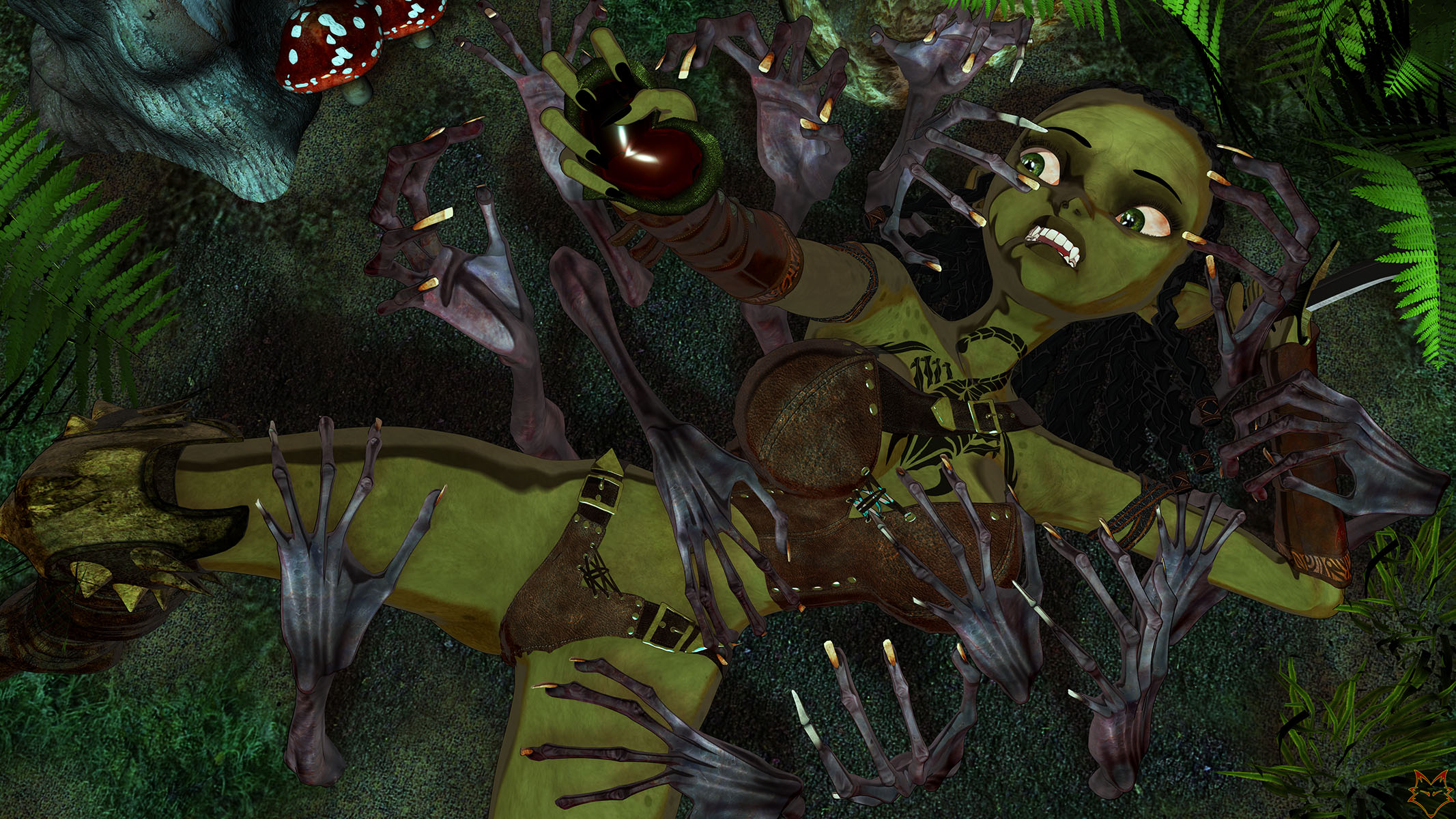 Belly Grab Rule 34 Image