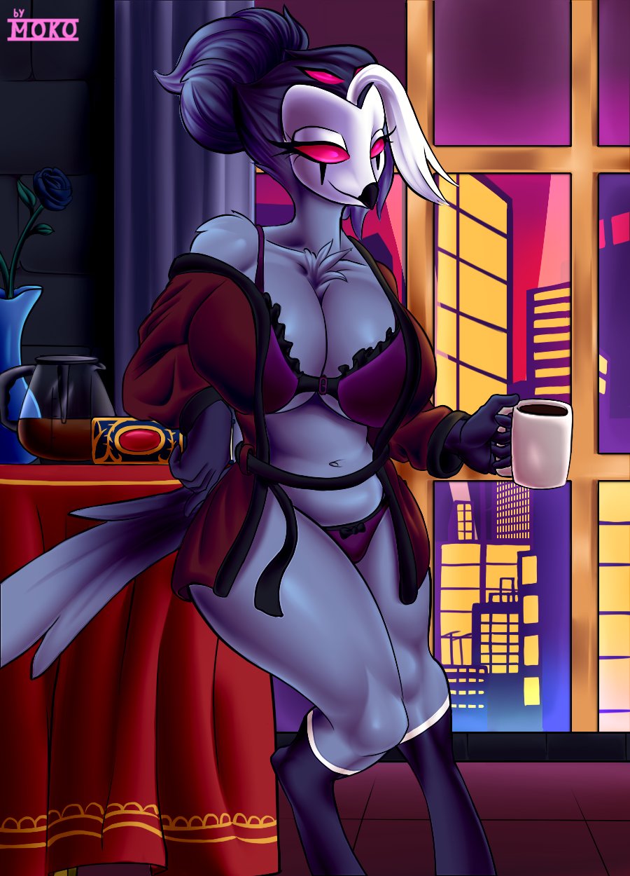 Female Stolas (Helluva Boss) Rule 34 Image