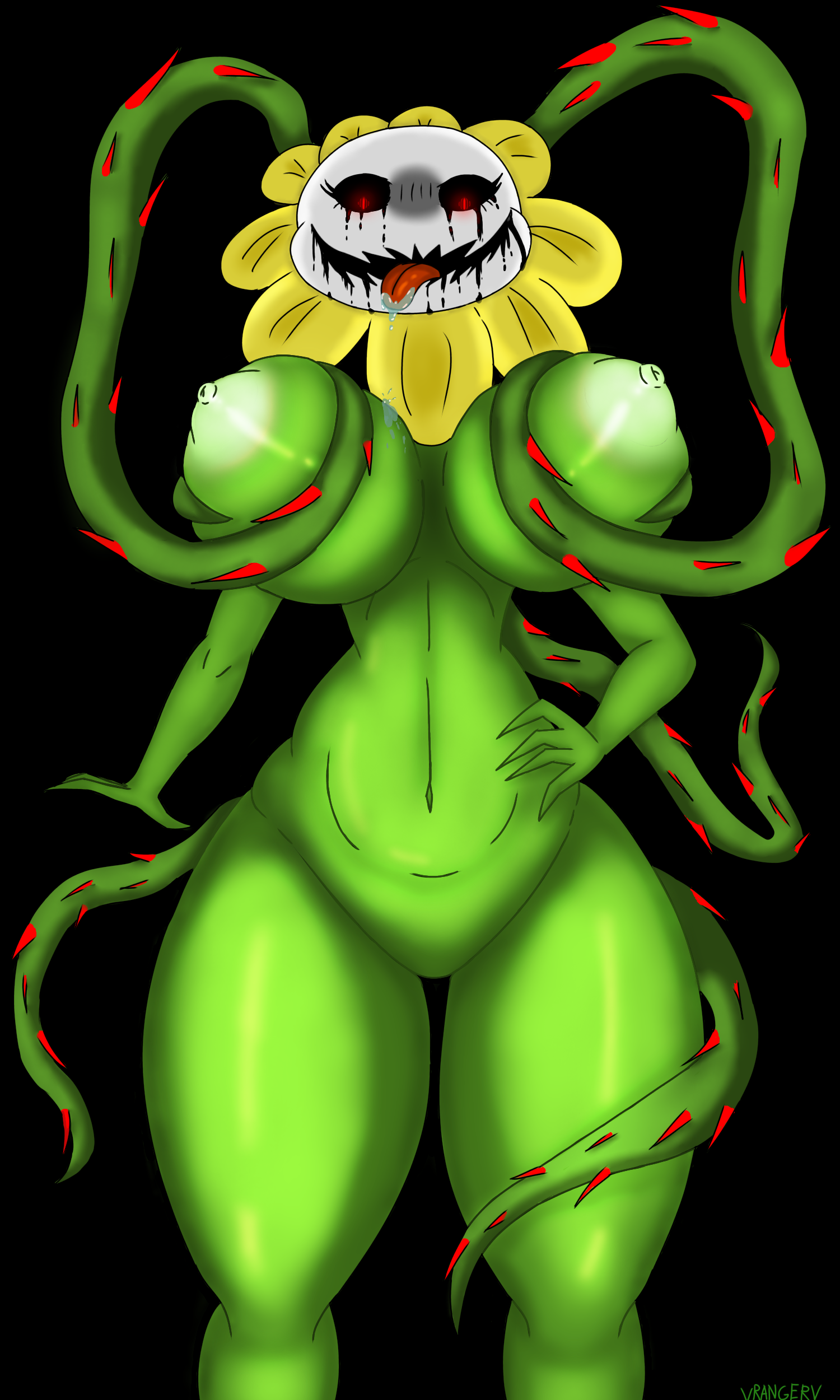 Flowey The Flower (Undertale) Rule 34 Image