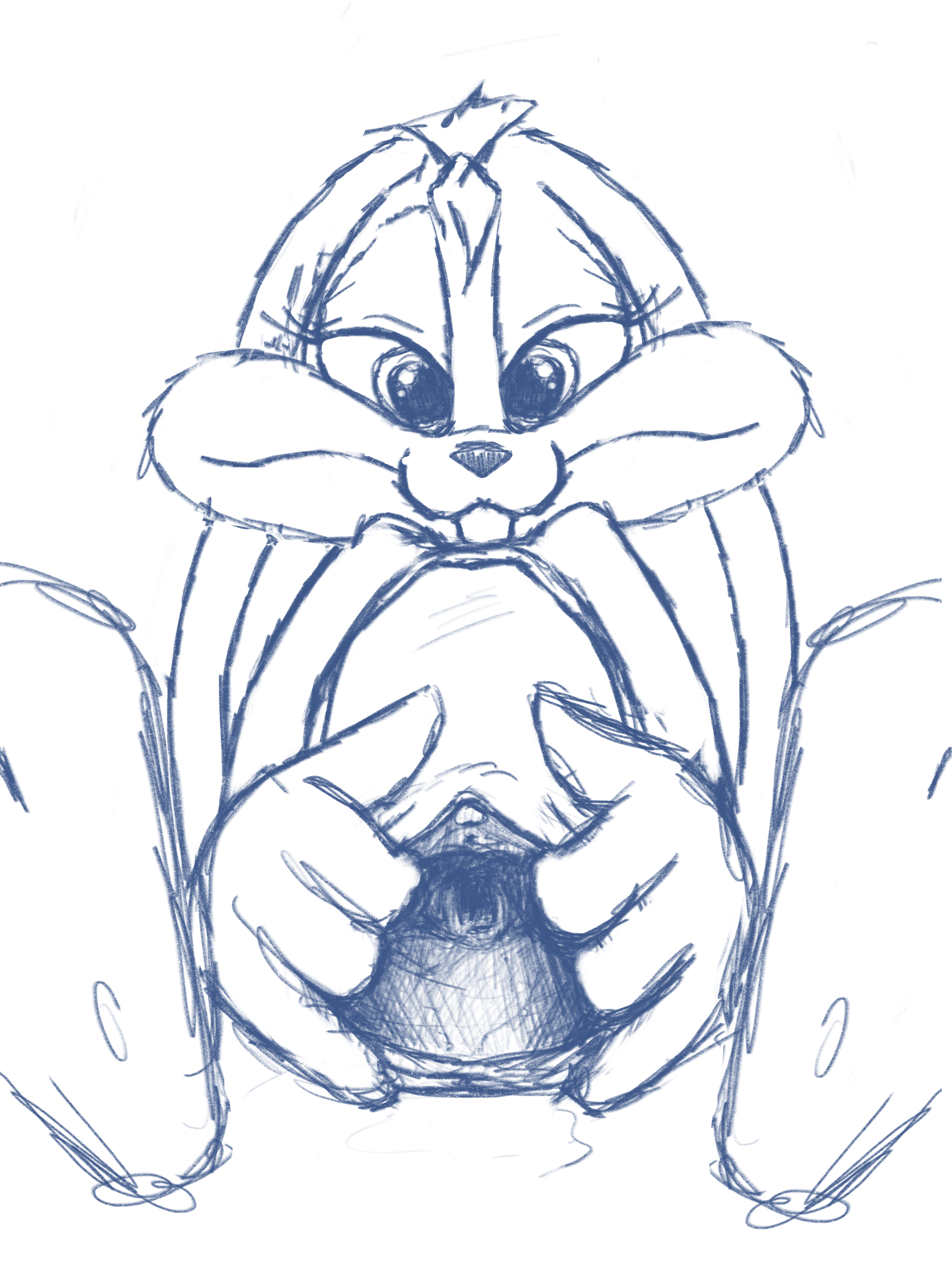 Babs Bunny (Tiny Toon Adventures) Rule 34 Image