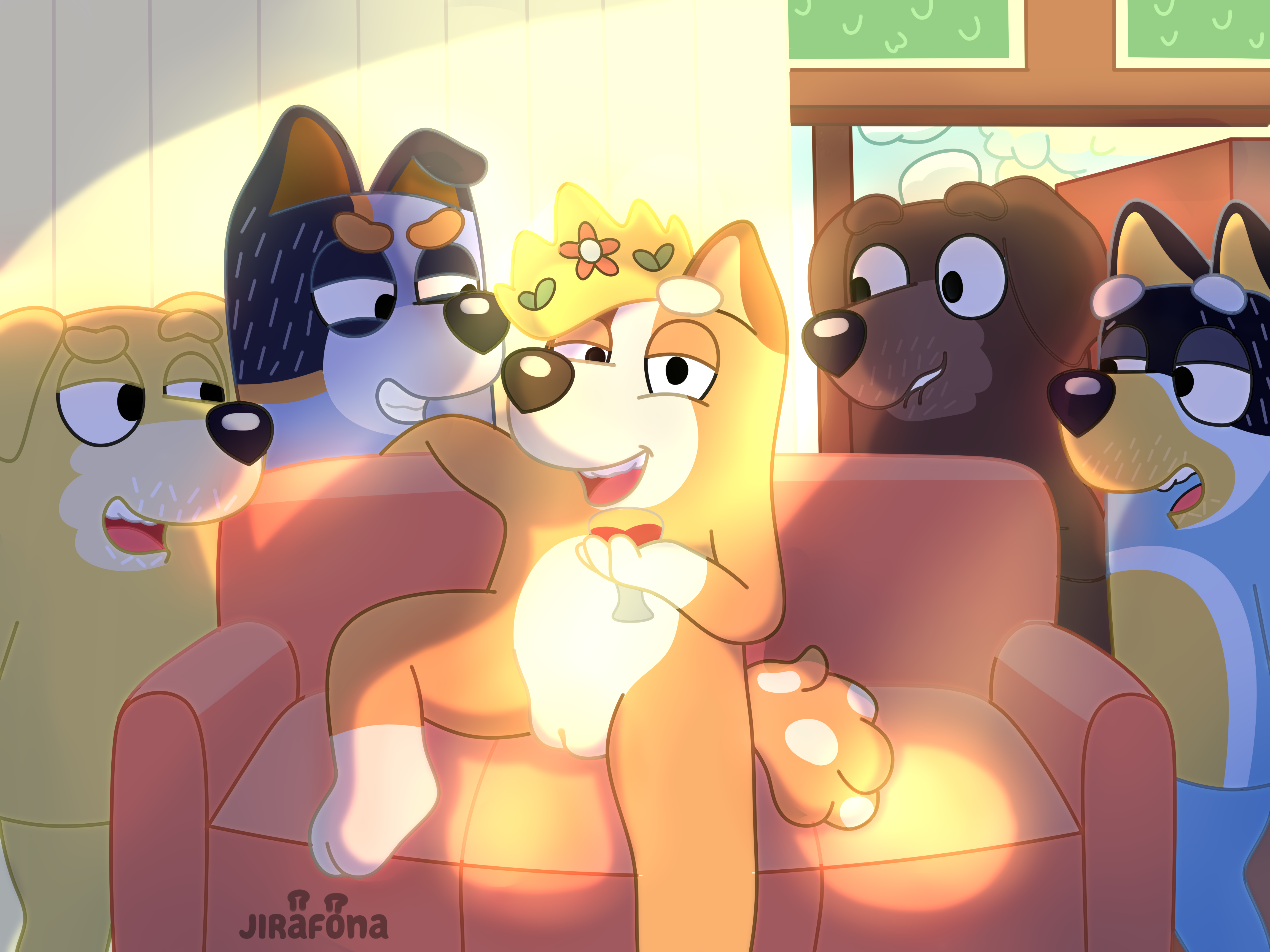 Bandit (Bluey) Rule 34 Image