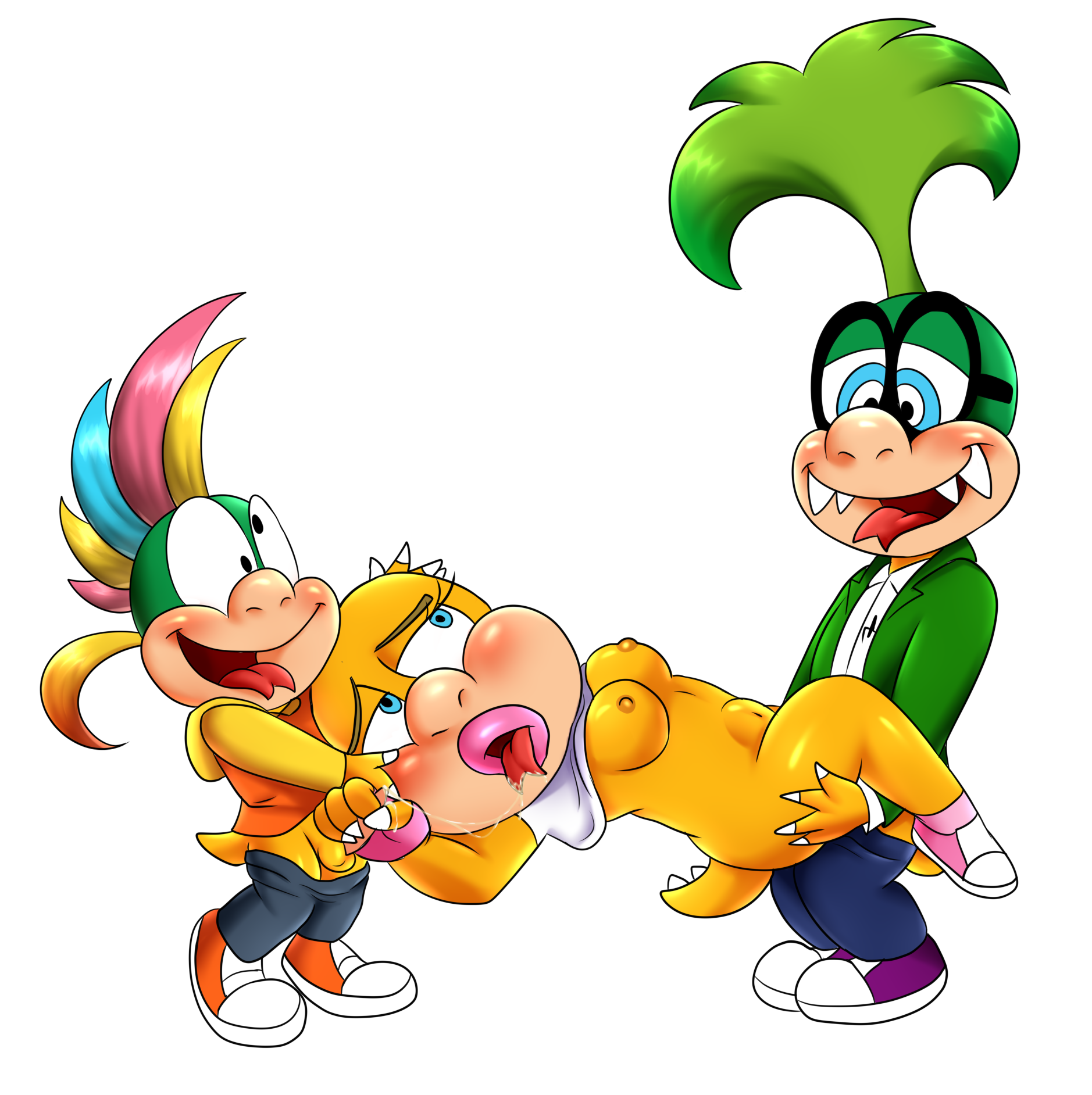 Iggy Koopa (Mario (Series)) Rule 34 Image