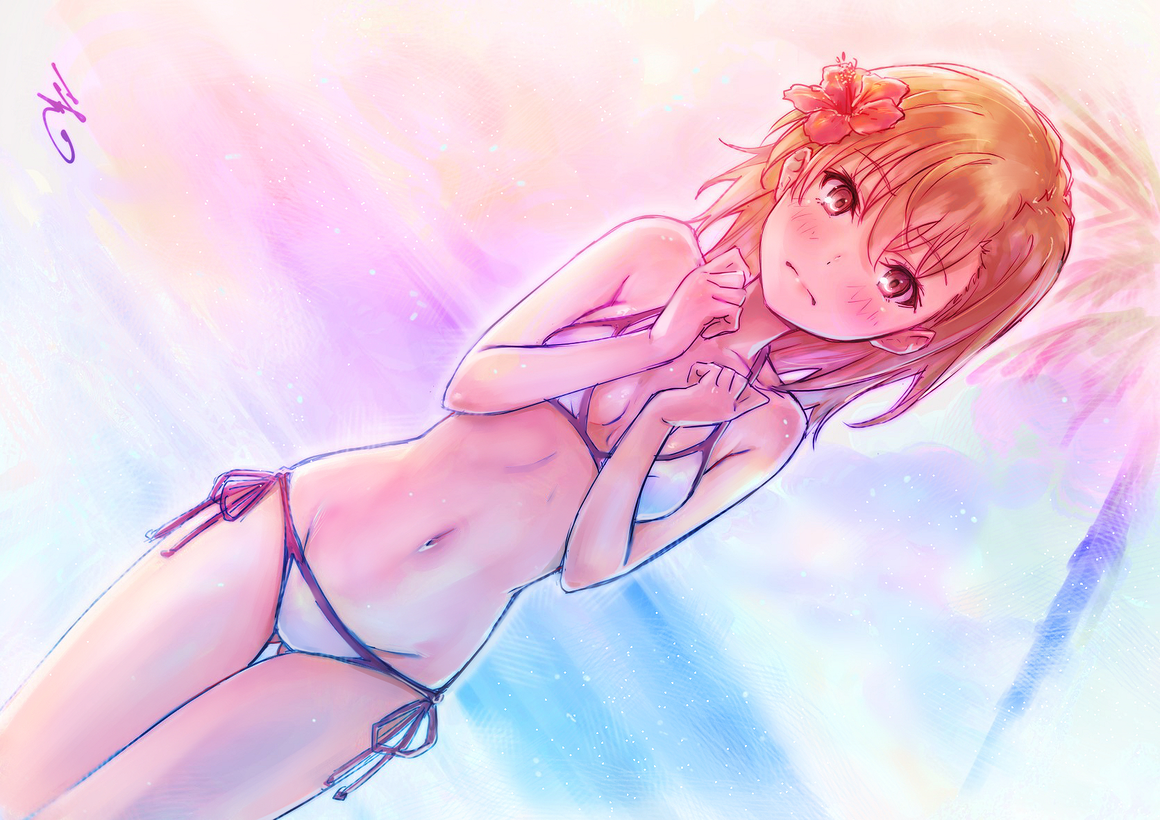 Misaka Mikoto (To Aru Kagaku No Railgun) Rule 34 Image