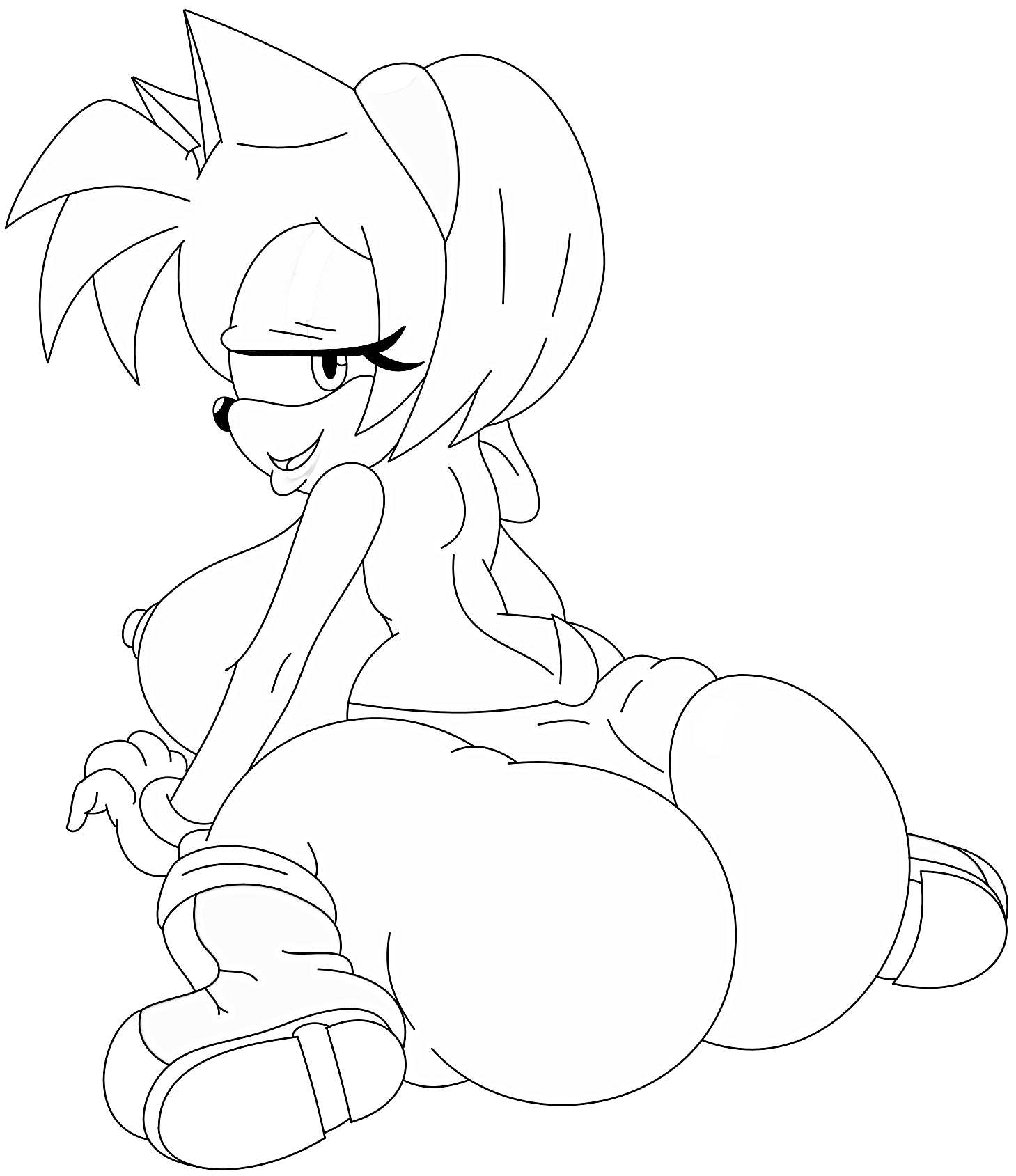 Amy Rose (Sonic (Series)) Rule 34 Image