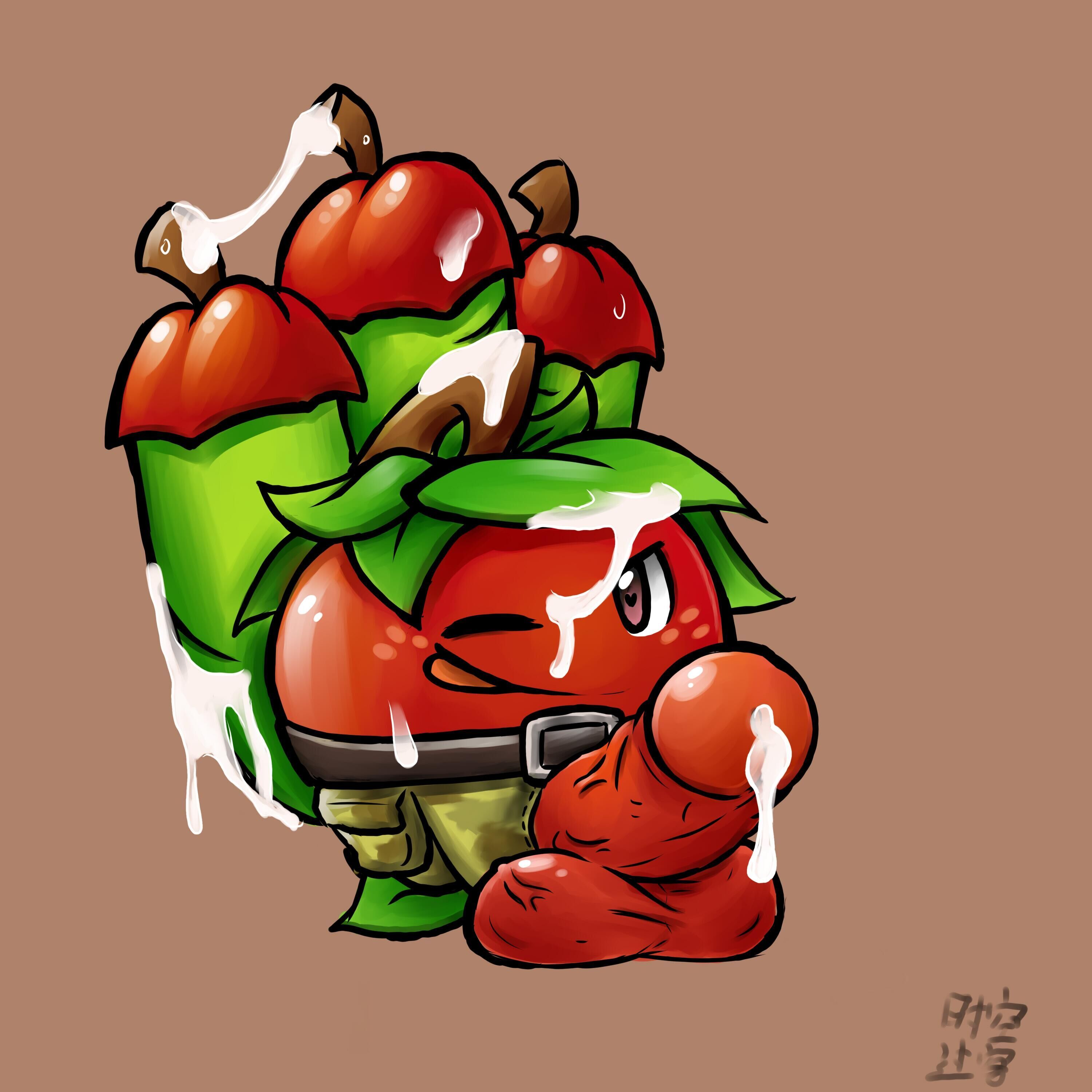 Apple Mortar (Plants Vs Zombies) Rule 34 Image