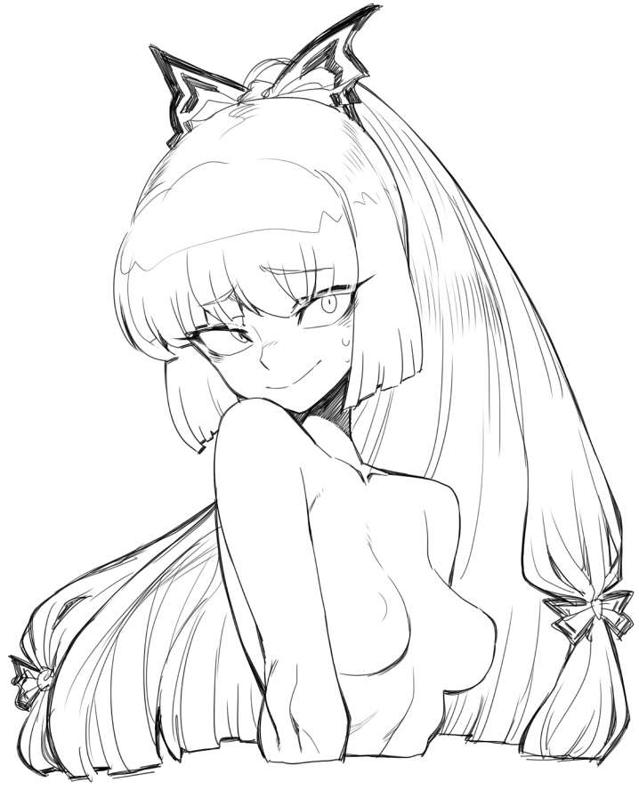 Fujiwara No Mokou (Touhou) Rule 34 Image