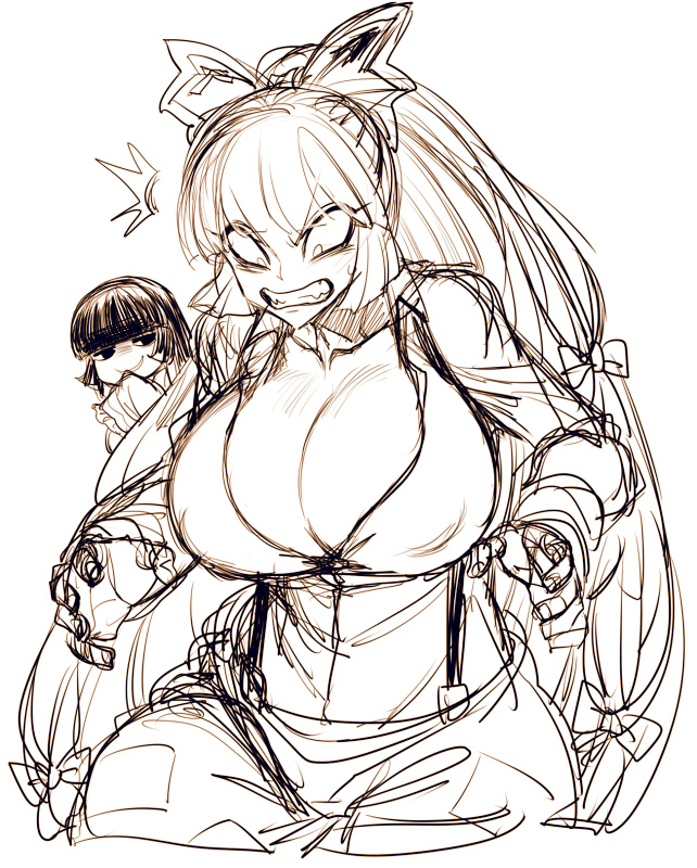 Fujiwara No Mokou (Touhou) Rule 34 Image