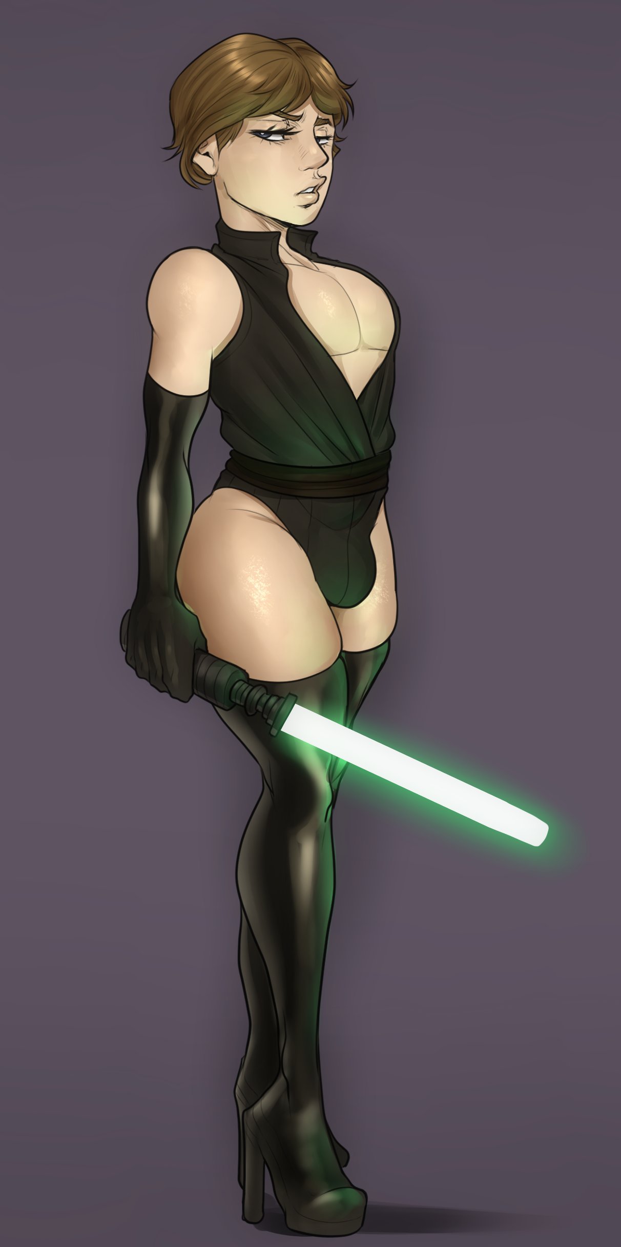 Luke Skywalker (Star Wars) Rule 34 Image