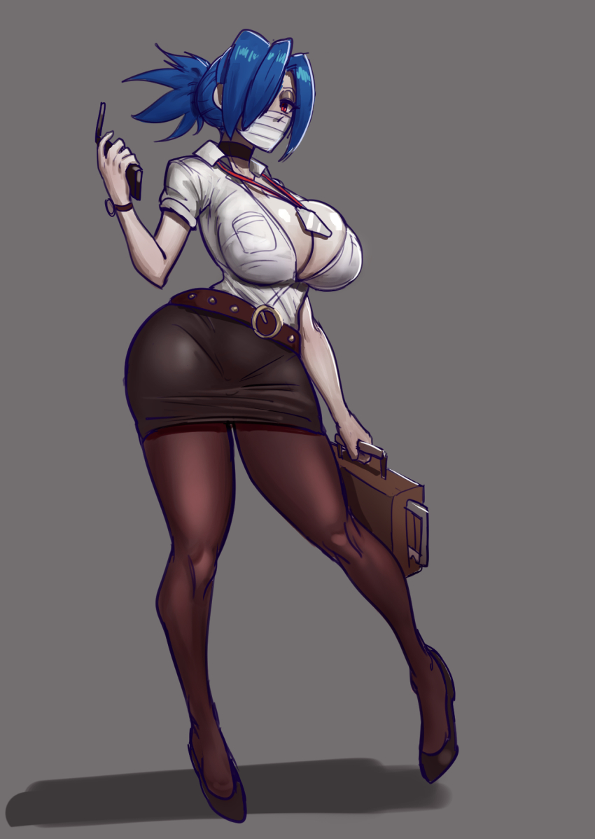 Valentine (Skullgirls) Rule 34 Image