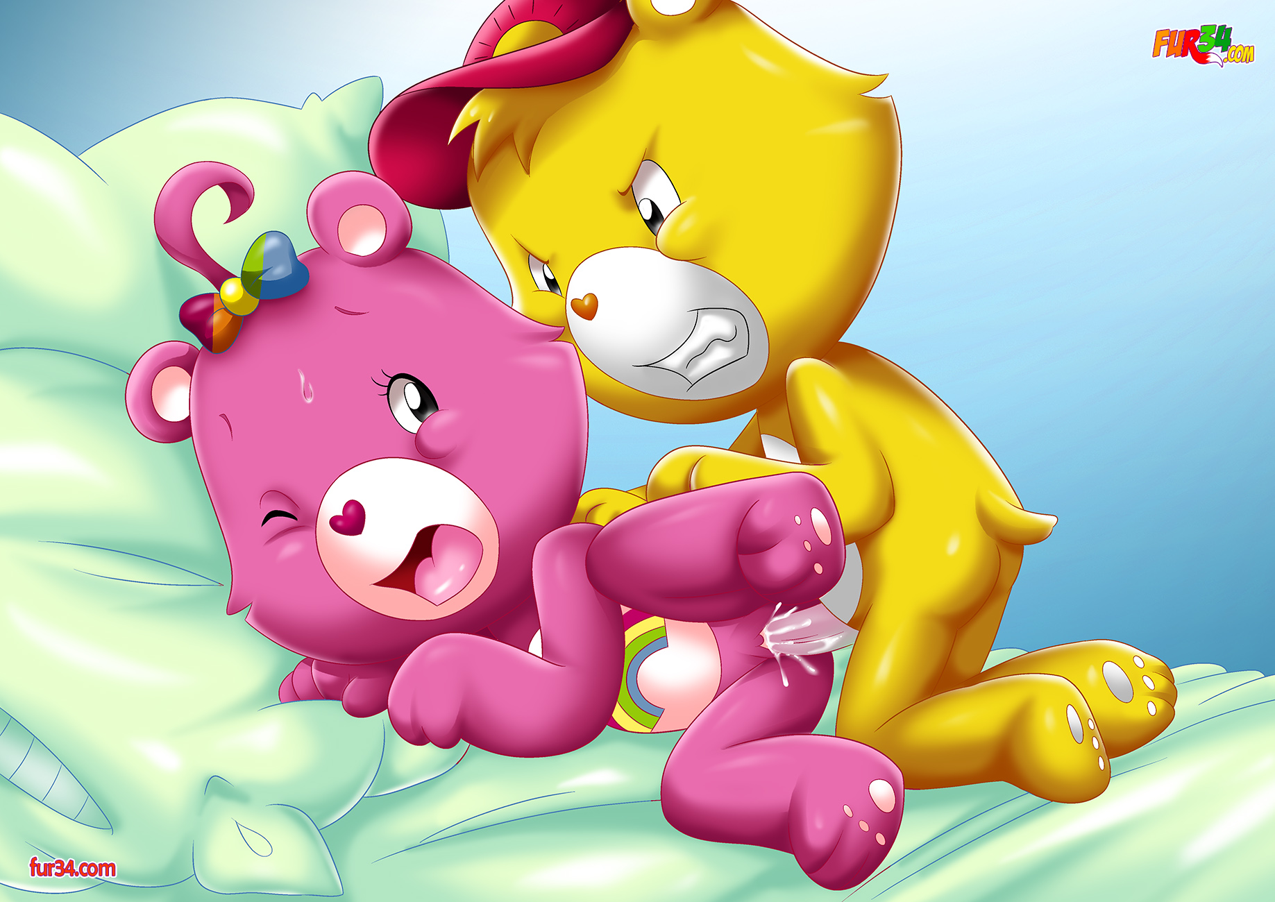 Cheer Bear (Care Bears) Rule 34 Image