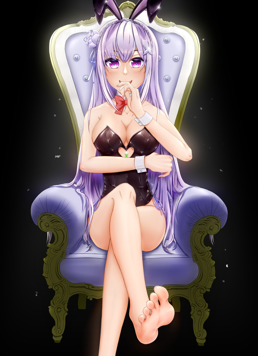 Emilia (Re:Zero) Rule 34 Image