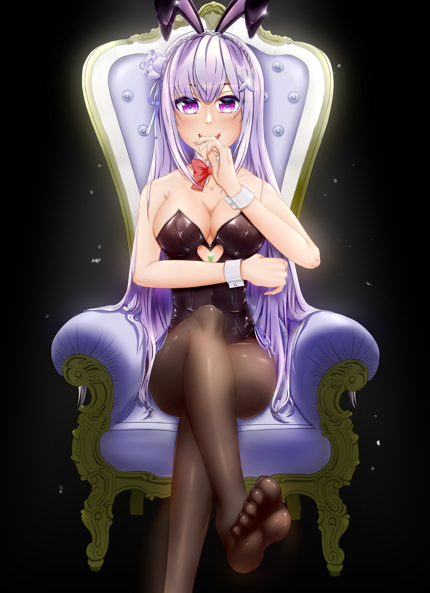 Emilia (Re:Zero) Rule 34 Image