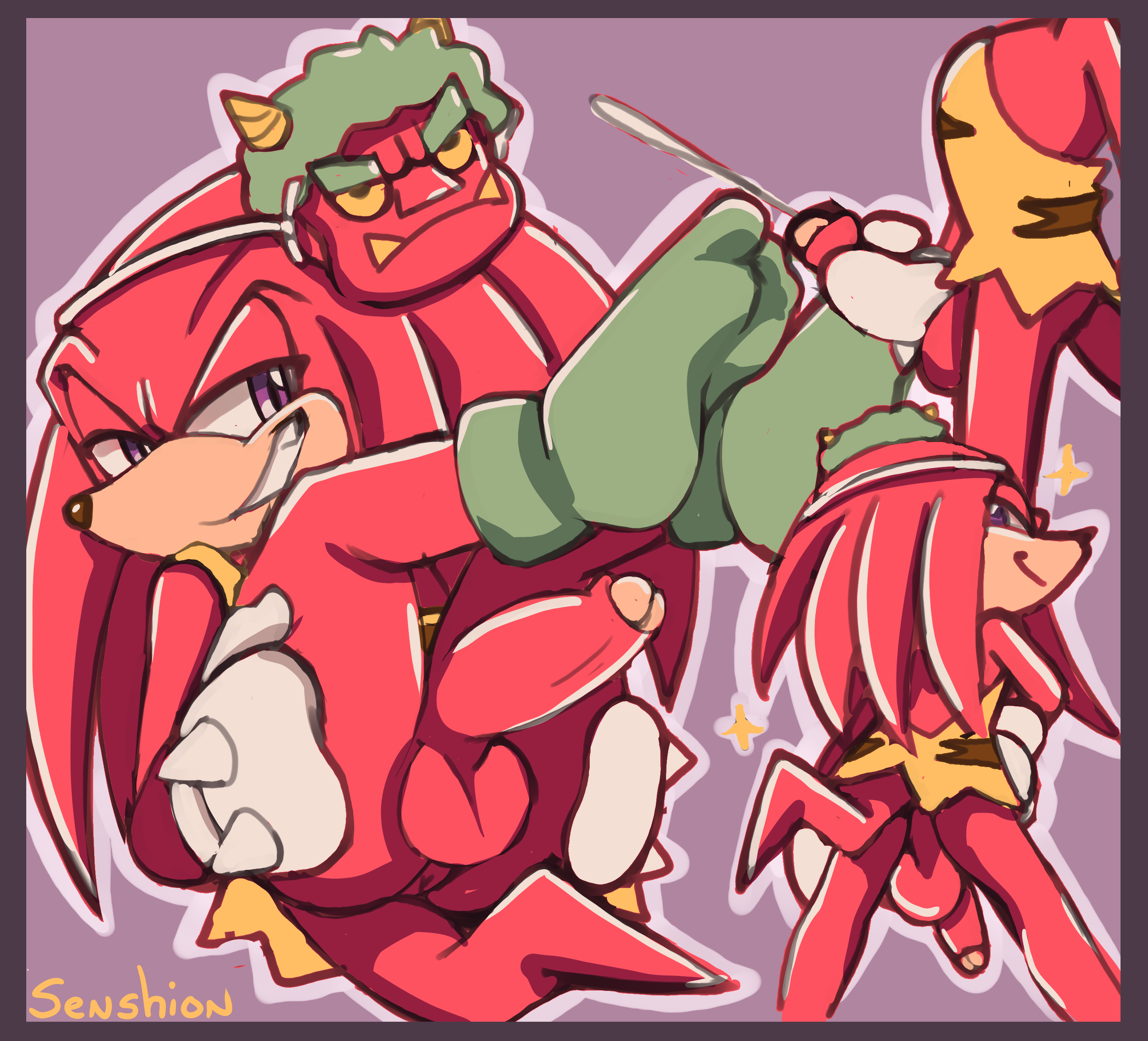 Knuckles The Echidna (Sega) Rule 34 Image