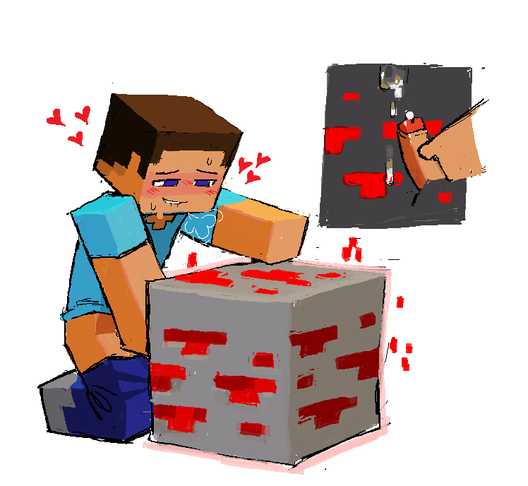 Steve (Minecraft) Rule 34 Image