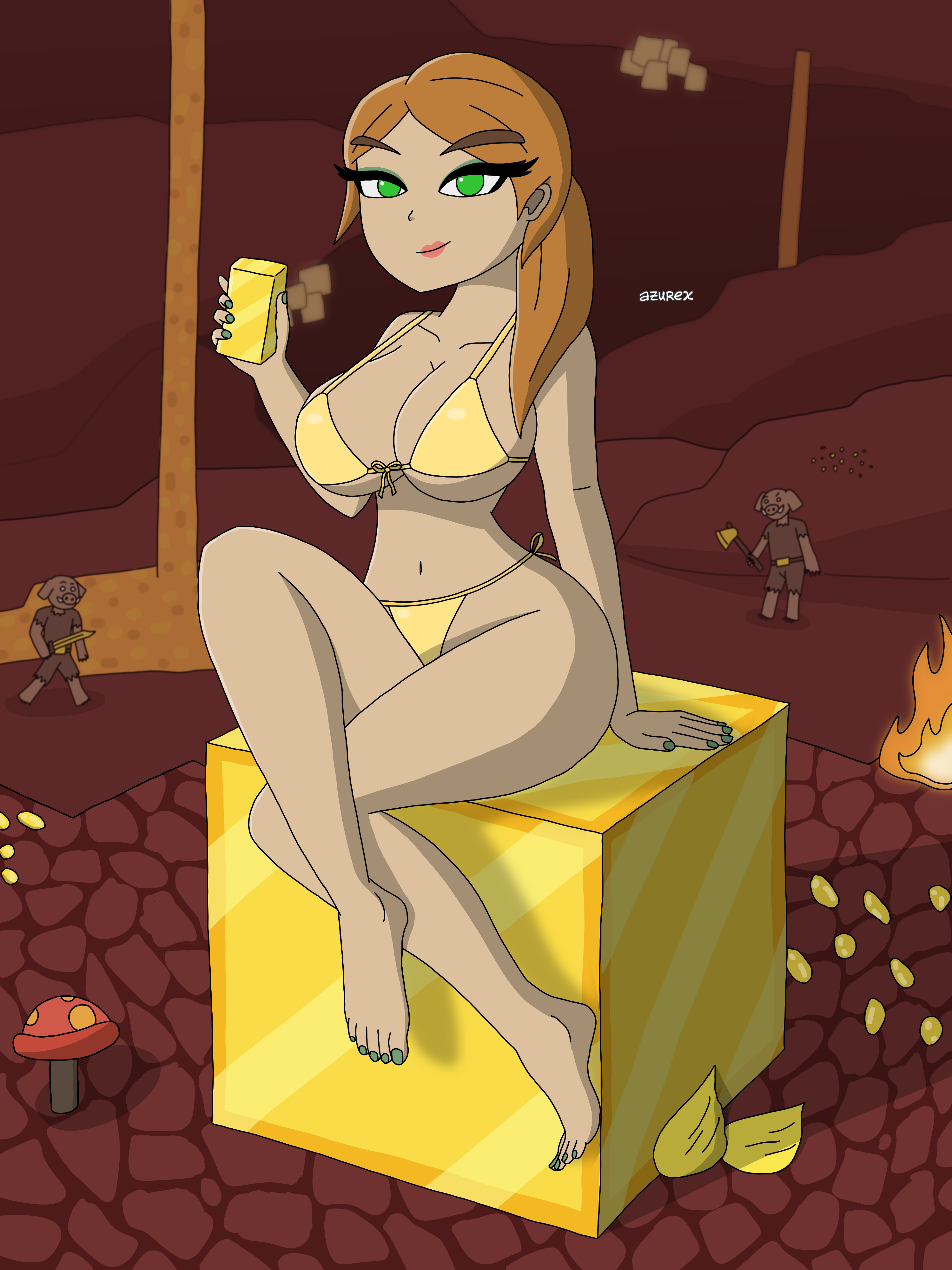 Alex (Minecraft) Rule 34 Image