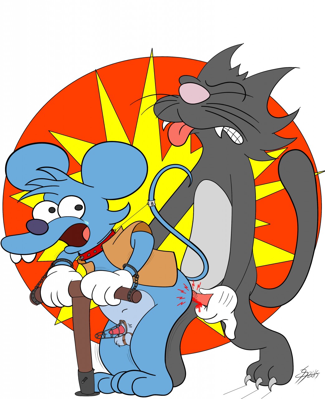 Itchy (The Simpsons) Rule 34 Image
