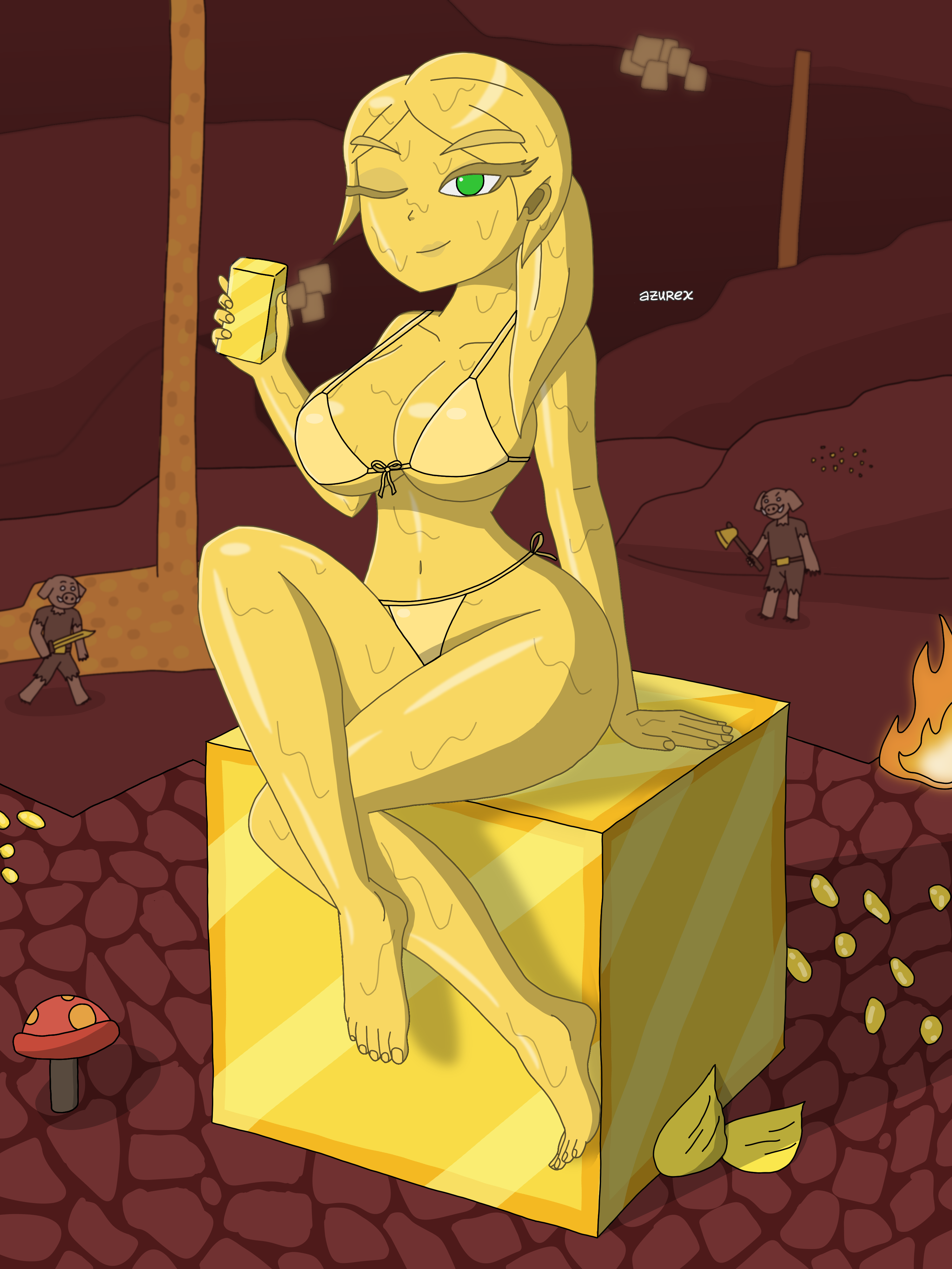 Alex (Minecraft) Rule 34 Image