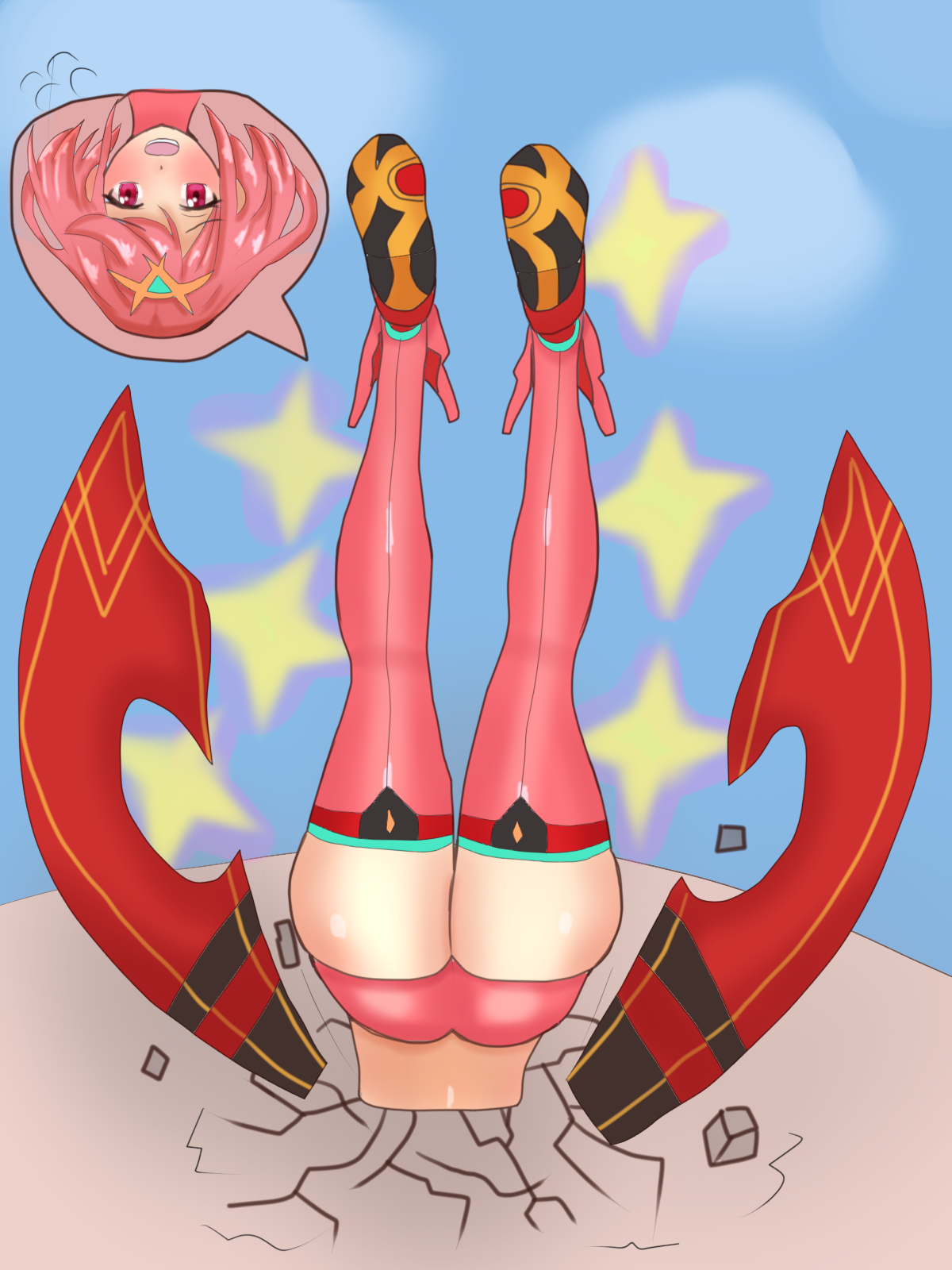 Pyra (Xenoblade (Series)) Rule 34 Image