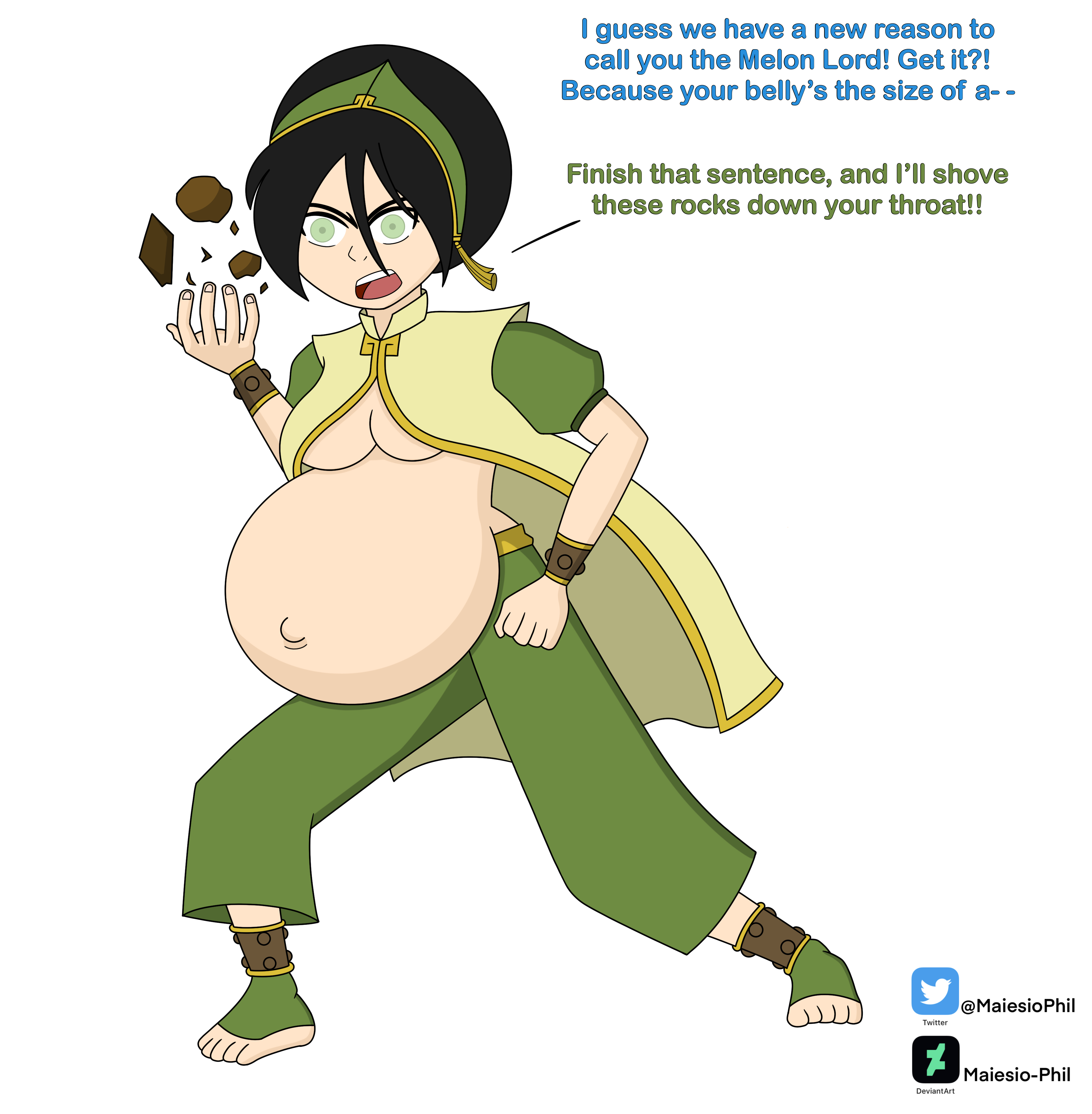 Toph Bei Fong (Avatar The Last Airbender) Rule 34 Image