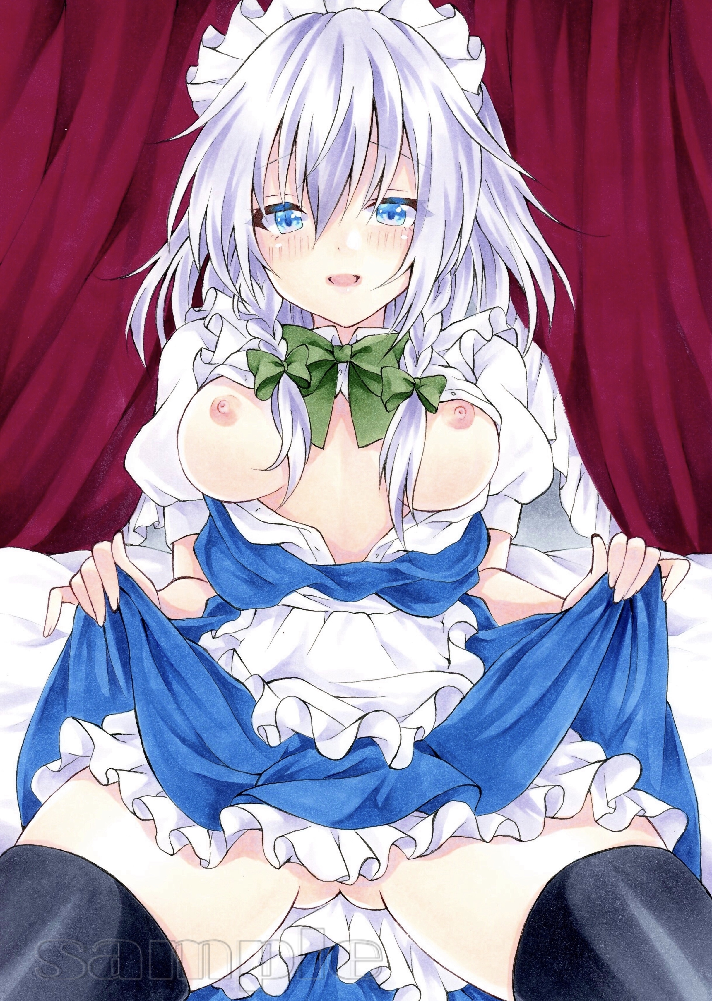 Sakuya Izayoi (Touhou) Rule 34 Image