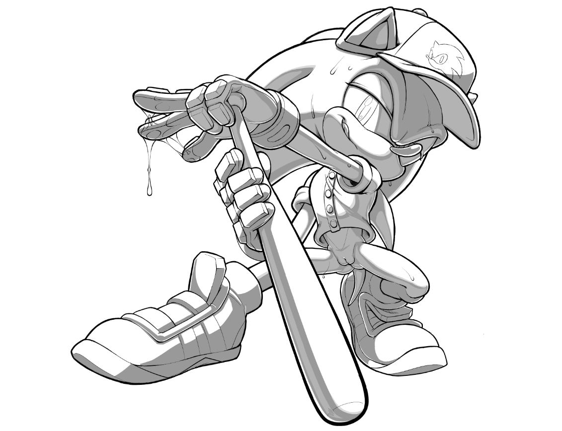 Sonic The Hedgehog (Slugger Sonic) Rule 34 Image