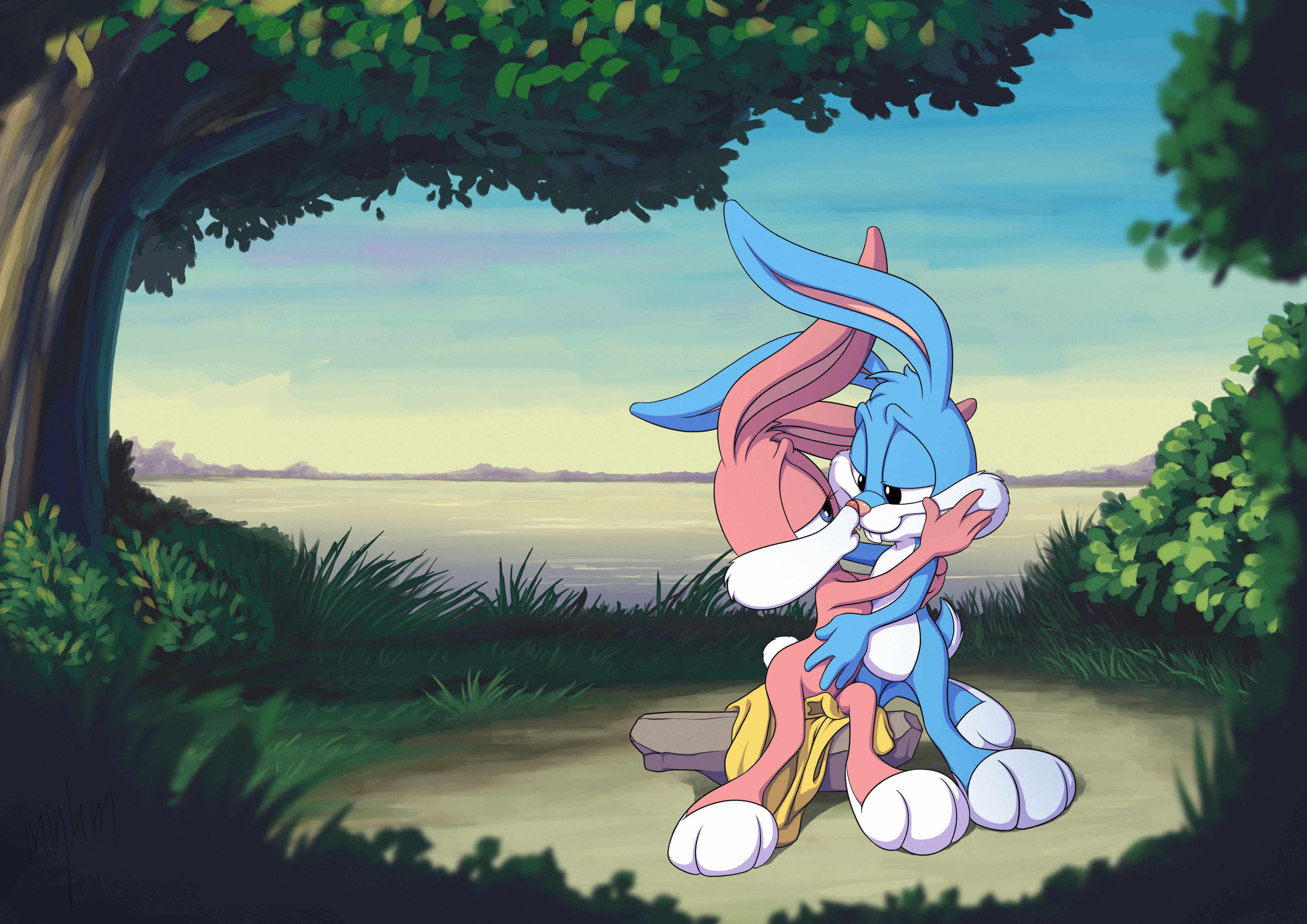 Babs Bunny (Tiny Toon Adventures) Rule 34 Image
