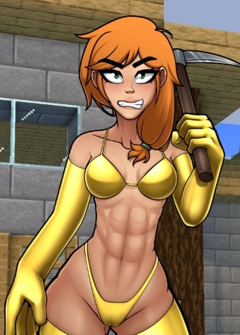 Alex (Minecraft) Rule 34 Image