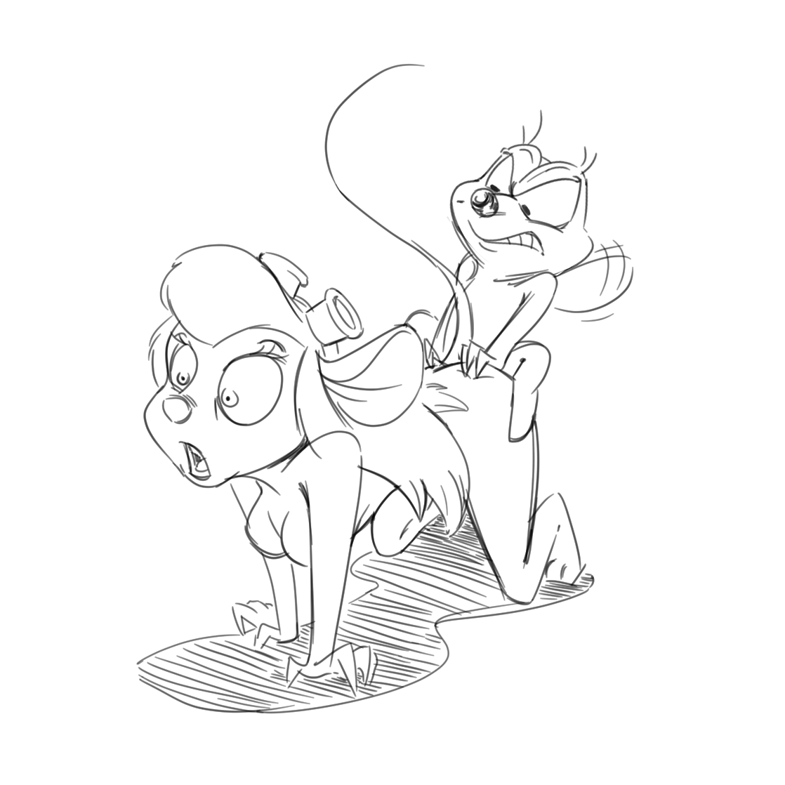 Gadget Hackwrench (Chip 'N Dale Rescue Rangers) Rule 34 Image