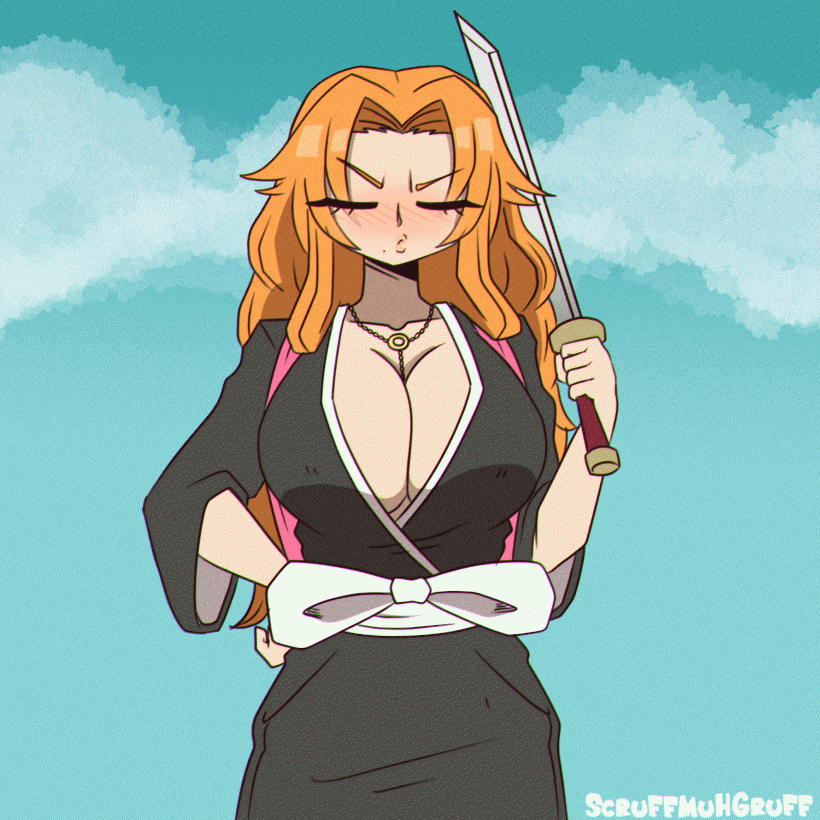 Matsumoto Rangiku (Bleach) Rule 34 Image
