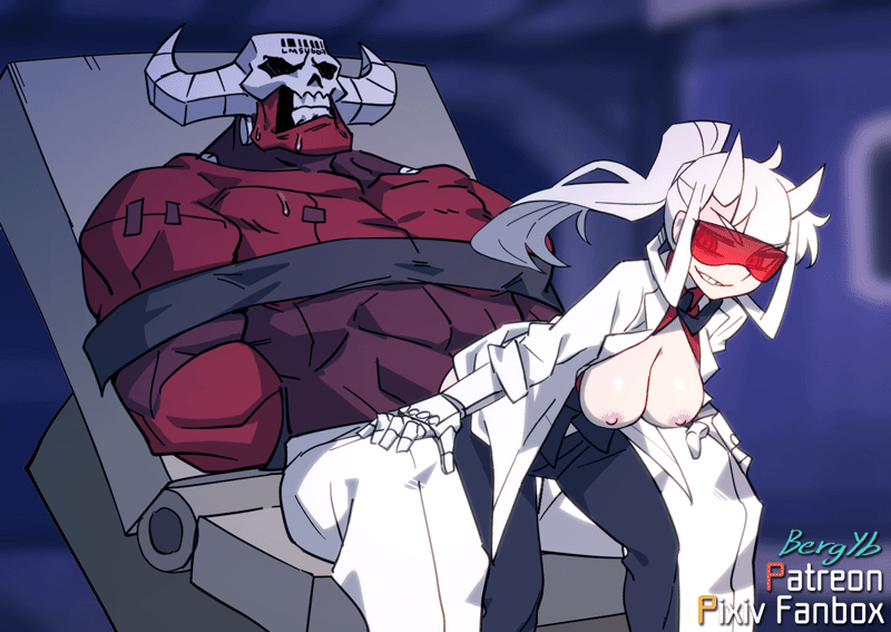 Loremaster (Helltaker) Rule 34 Image