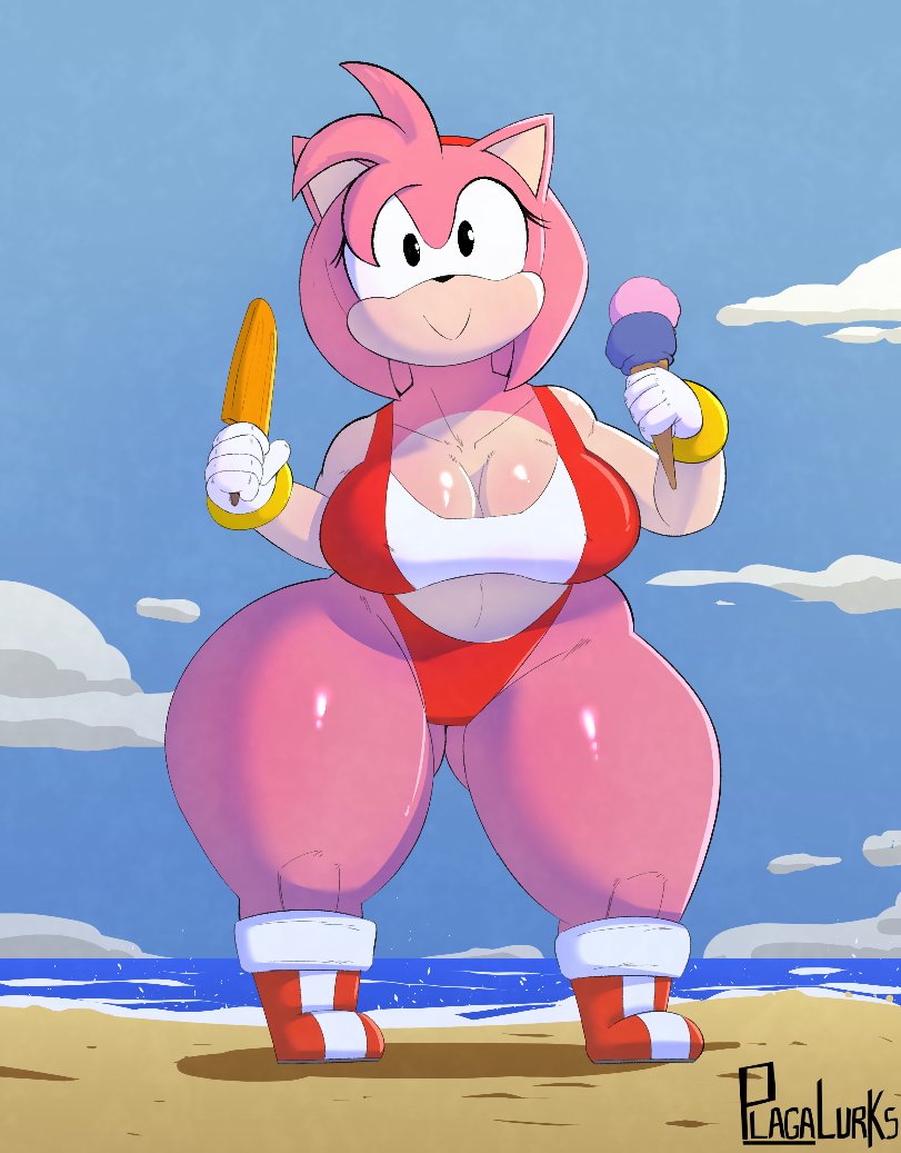 Amy Rose (Sega) Rule 34 Image