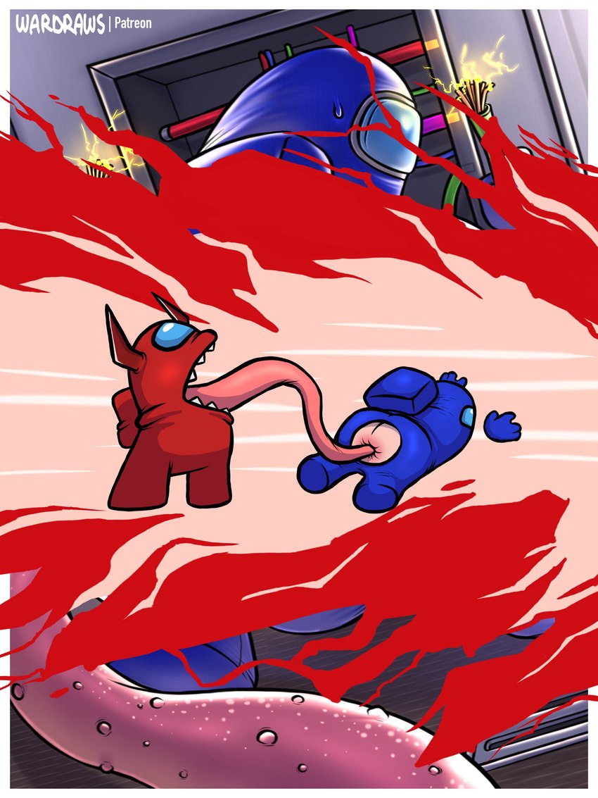 Among Us Blue (Among Us) Rule 34 Image