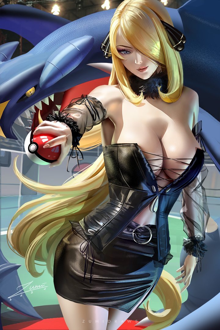Cynthia (Pokemon) Rule 34 Image
