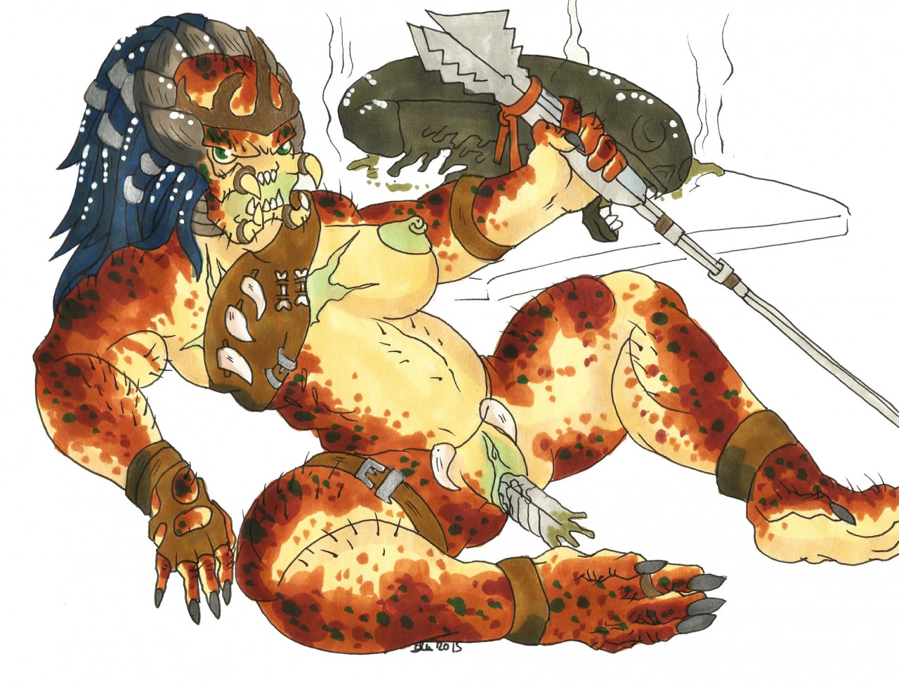 Female Yautja (Alien (Franchise)) Rule 34 Image