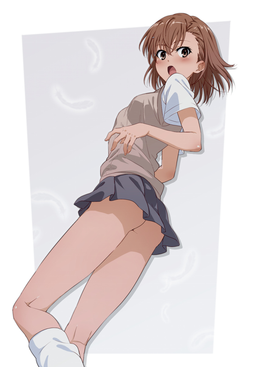 Misaka Mikoto (To Aru Kagaku No Railgun) Rule 34 Image