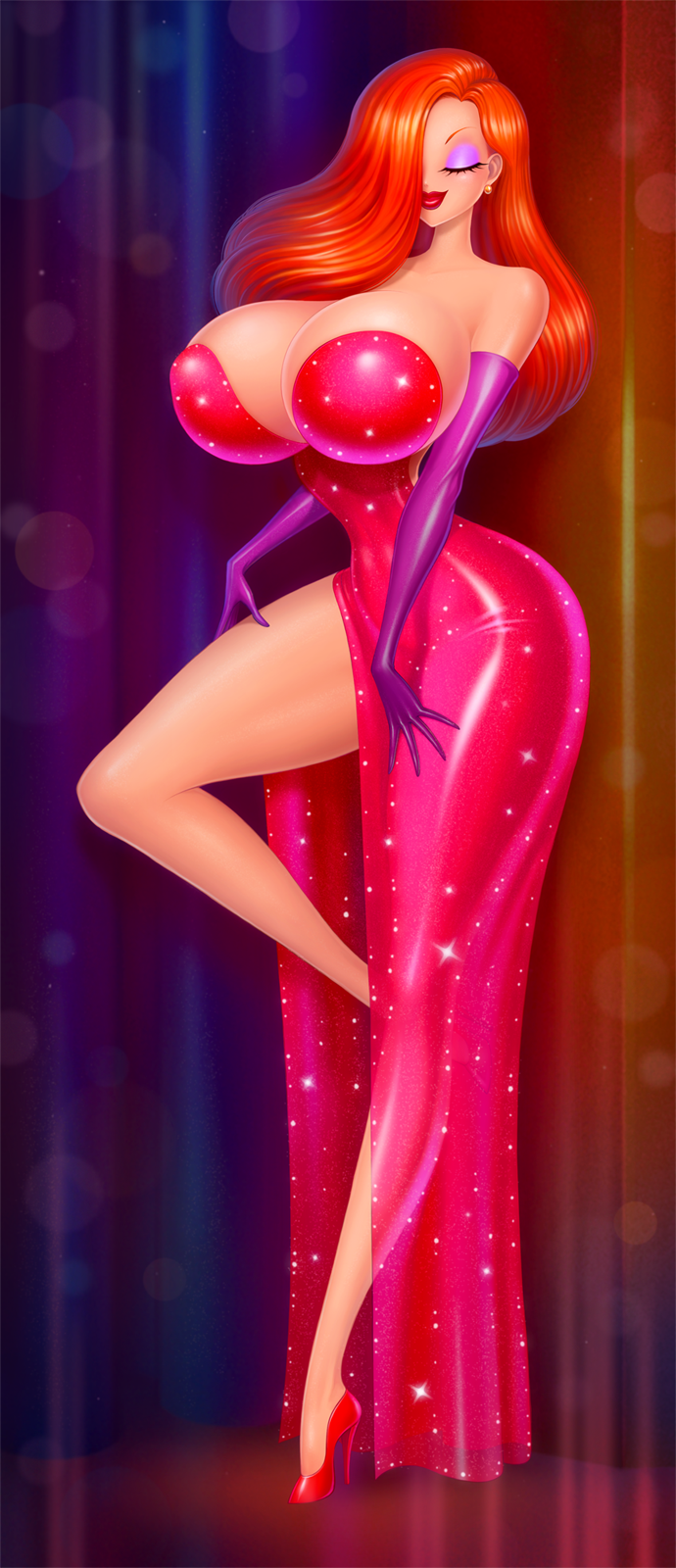 Jessica Rabbit (Disney) Rule 34 Image