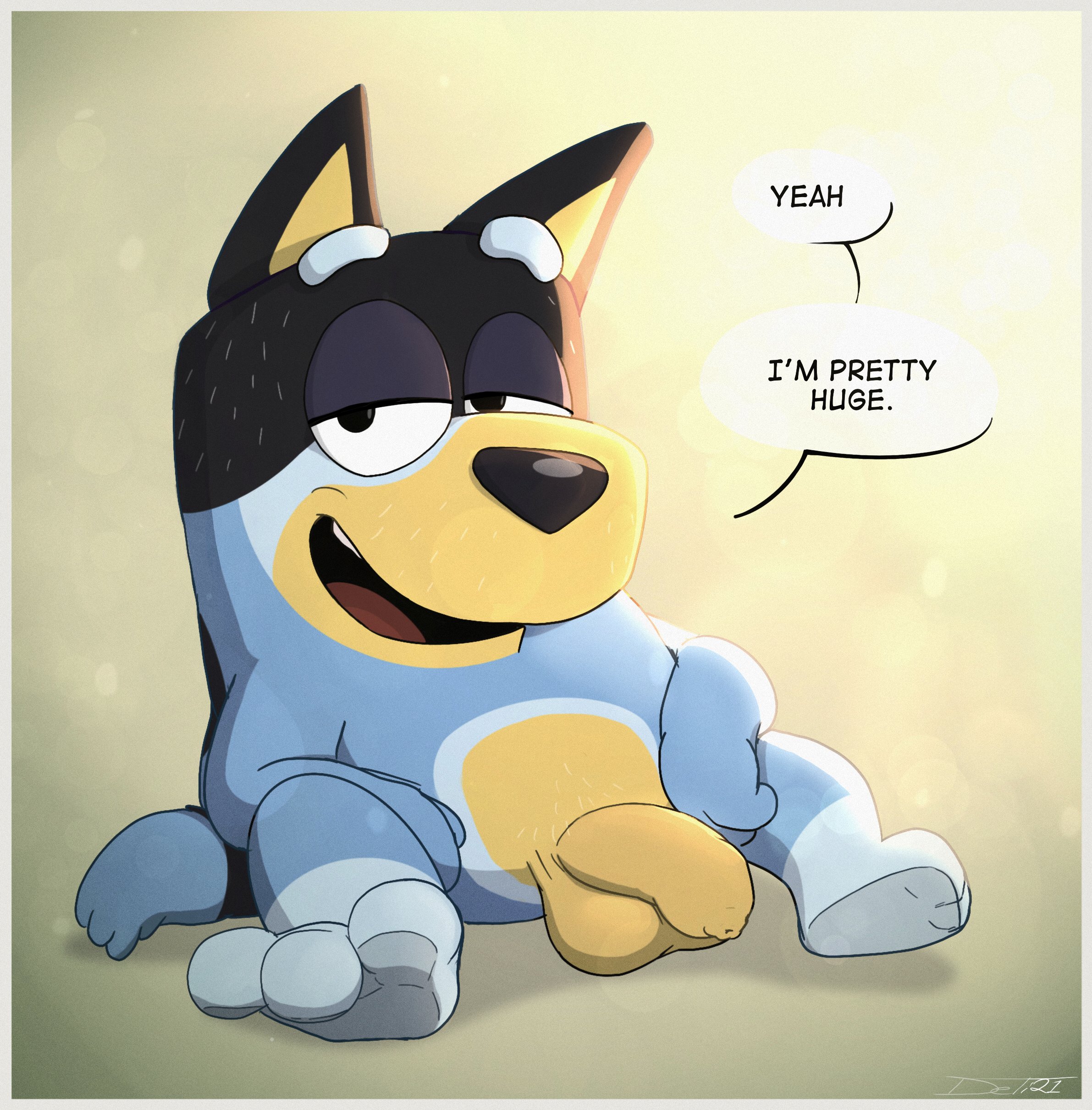 Bandit (Bluey) Rule 34 Image