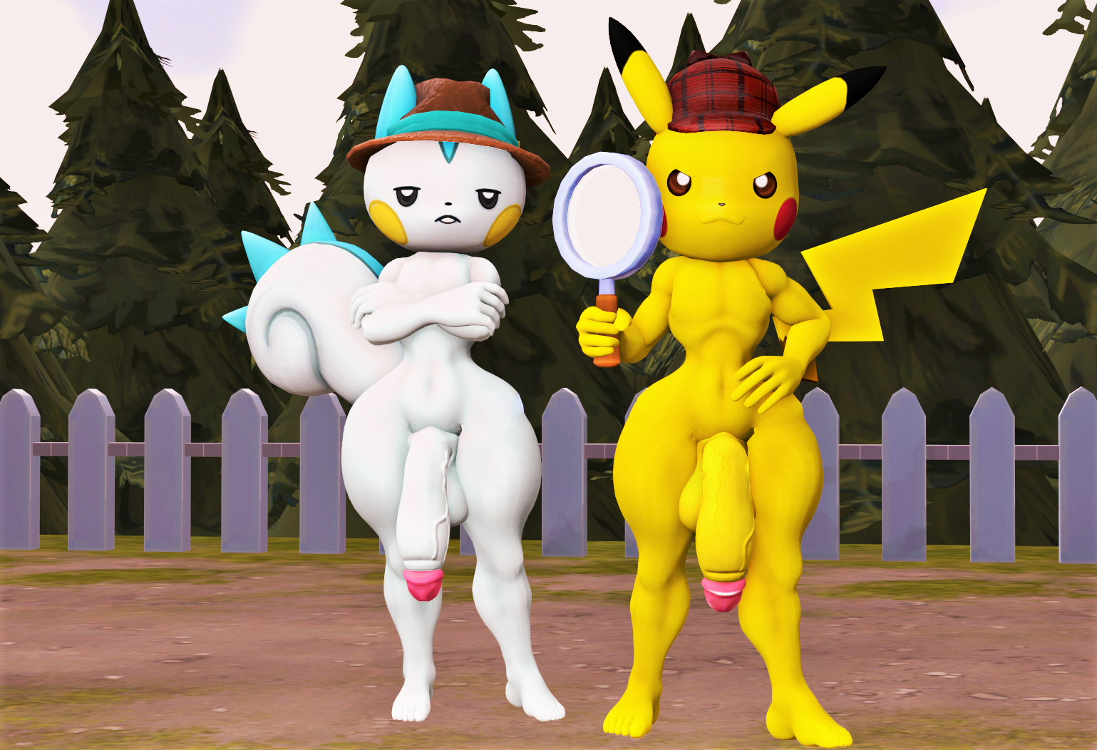 Detective Pikachu (Detective Pikachu (Series)) Rule 34 Image