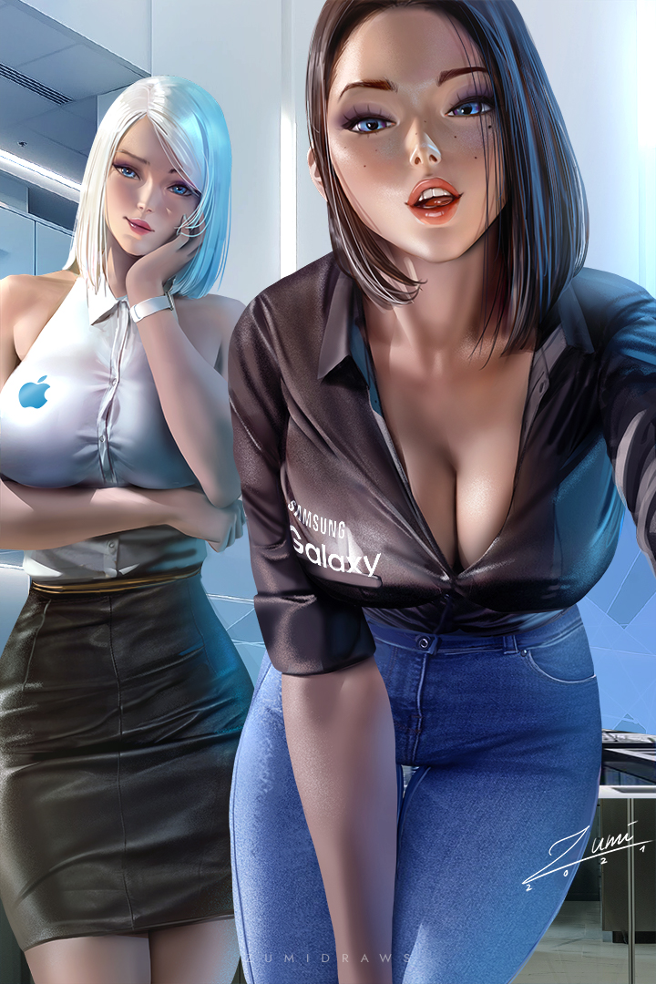 Samsung Sam (Apple Inc.) Rule 34 Image